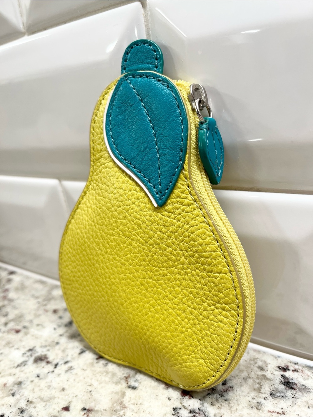 Coach Fruitcore Leather Pear Coin Purse EUC - Picture 3 of 12